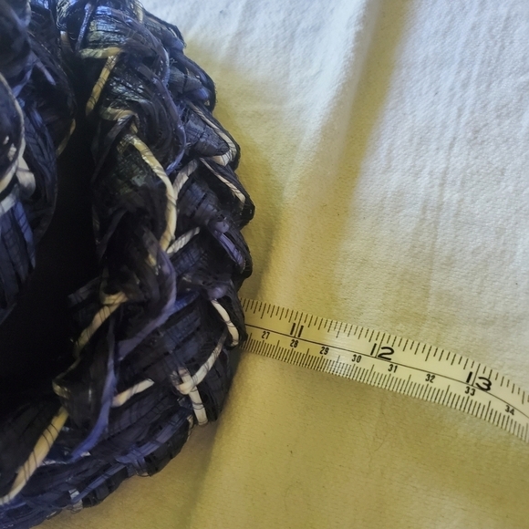 Vintage Original Roberta Bernays Blue Hat with Ribbon - Picture 9 of 10